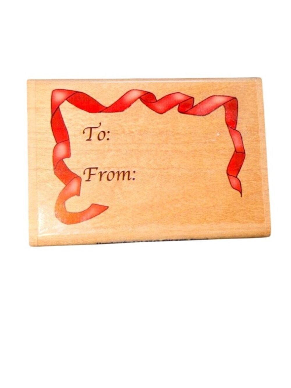 Stampabilites 'To And From' Rubber Stamp-To/From Ribbon GR1006